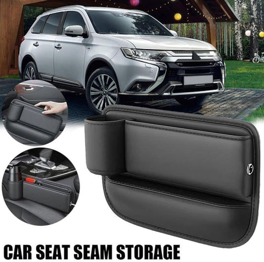 Car Leather Cup Holder Gap Bag